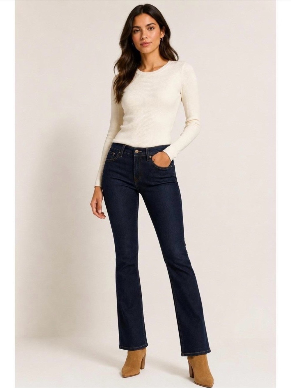 J Brand Starless Dark Wash Bootcut Jeans Size 29 32” Inseam EUC